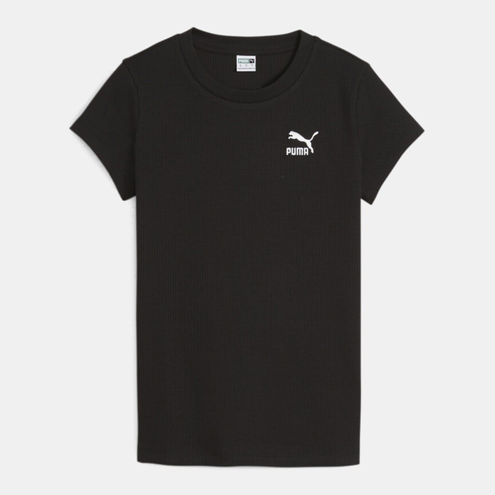 Puma Classics Ribbed Slim Γυναικείο T-shirt