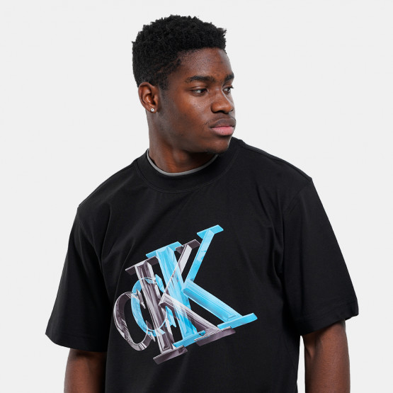 BRIEFING MENS MENS 3D LOGO CREW NECK