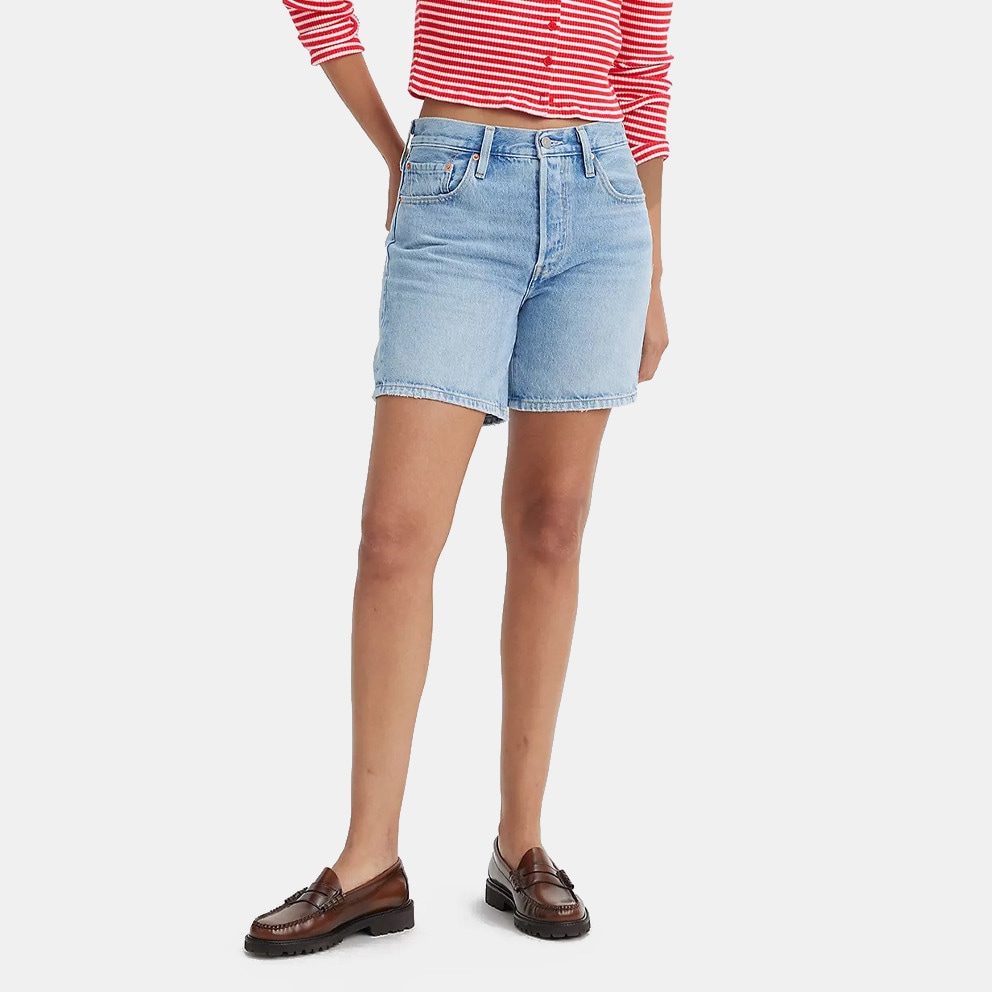 Levi's 501® Mid Thigh Short Med Indigo - Worn In