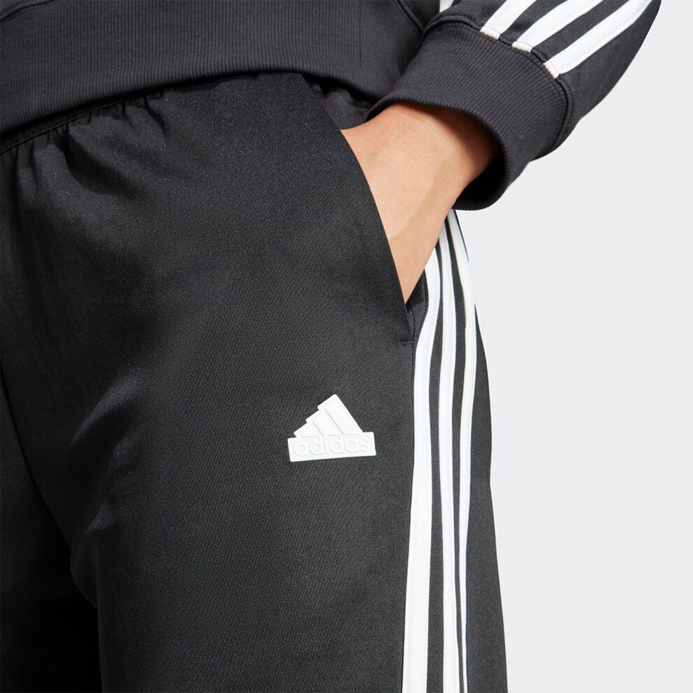 adidas Iconic Wrapping 3 Stripes Snap Women s Trackpants Black IN1833