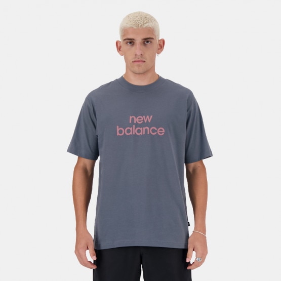 New Balance Μπλουζα  New Balance Linear Logo Relax