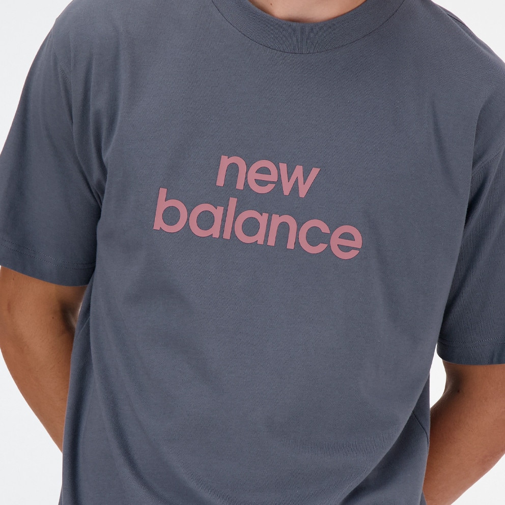 New Balance Μπλουζα  New Balance Linear Logo Relax