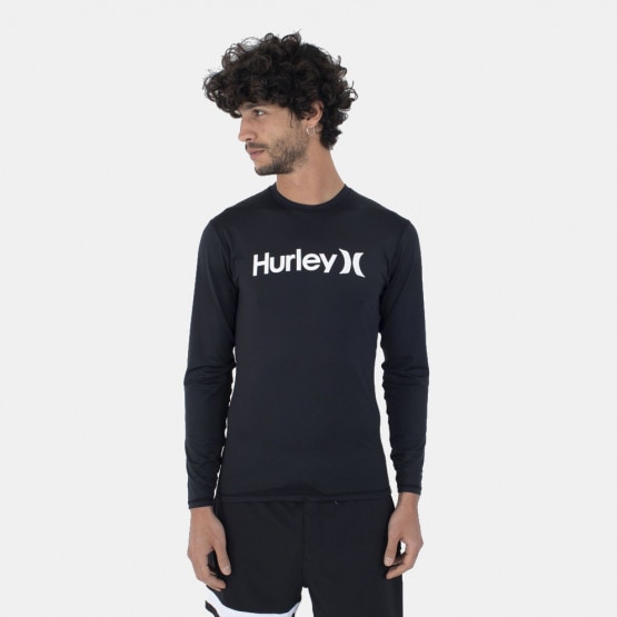 Hurley Oao Quickdry Rashguard Ls Μπλουζα Ανδρικο