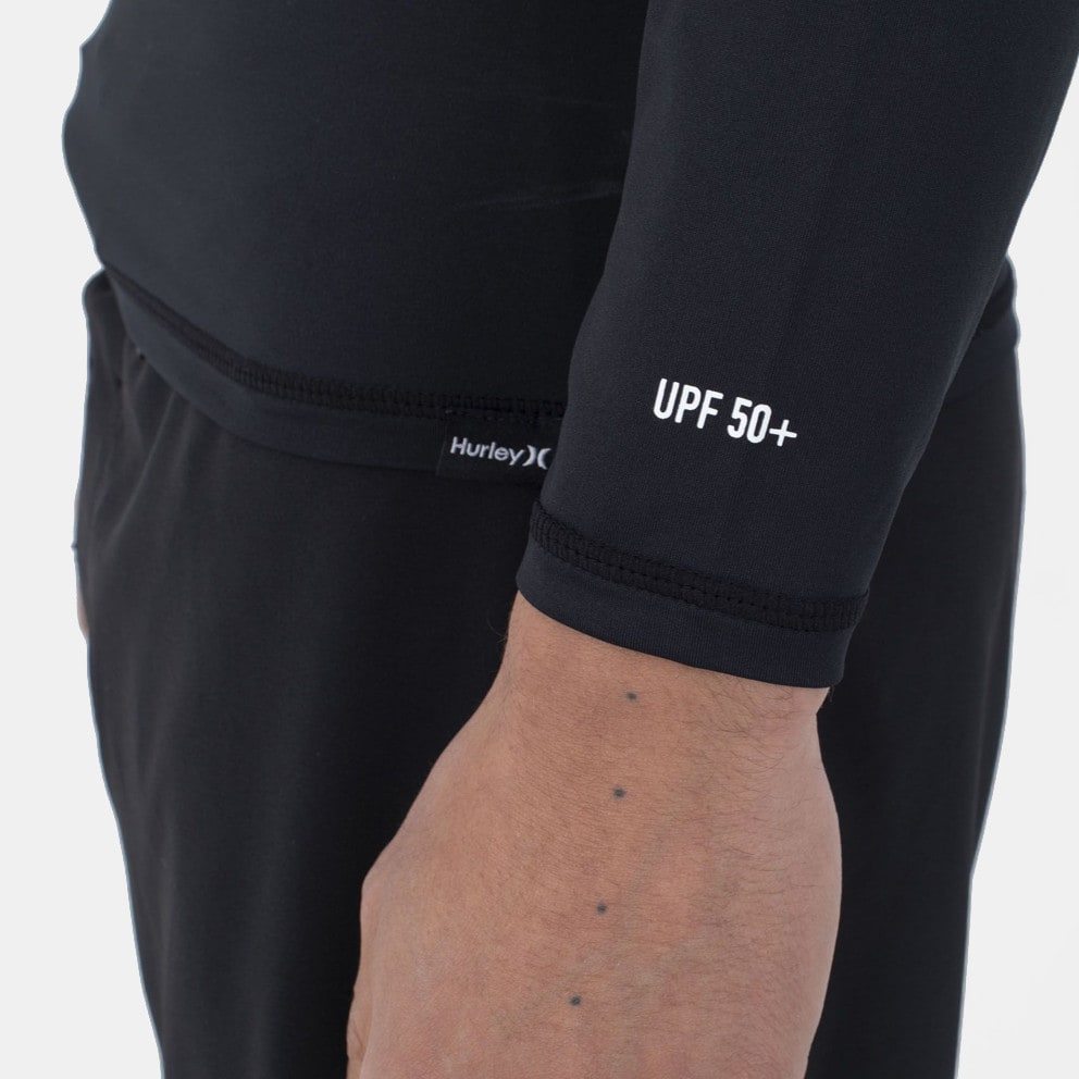 Hurley Oao Quickdry Rashguard Ls Μπλουζα Ανδρικο
