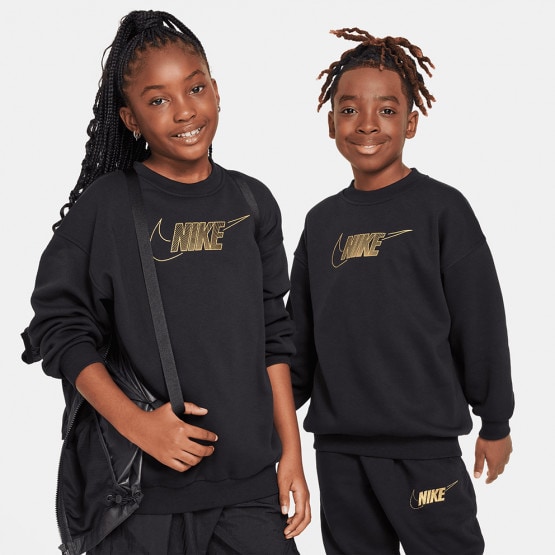 Nike G Nsw Club Flc Bf Crew Ls Shne
