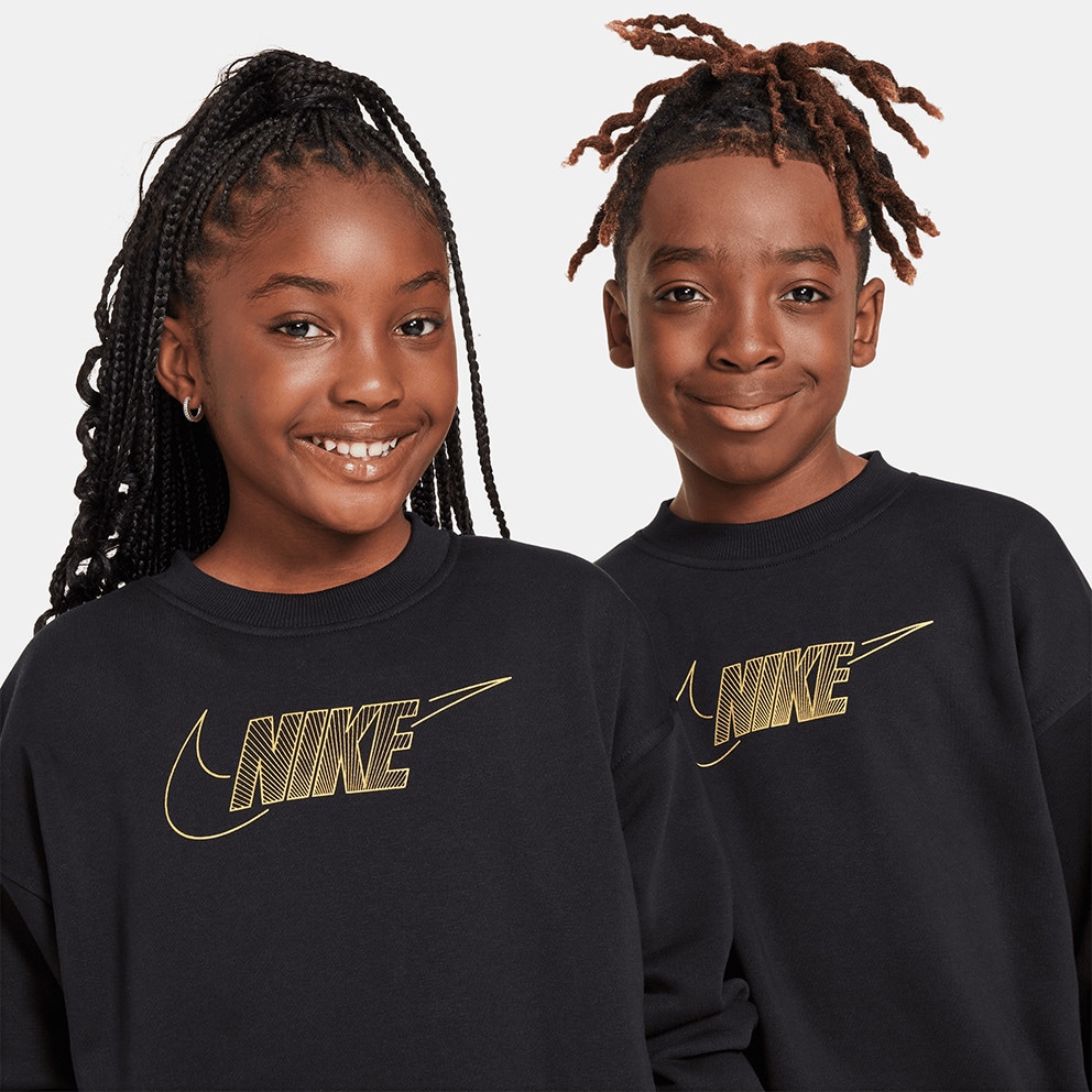 Nike G Nsw Club Flc Bf Crew Ls Shne