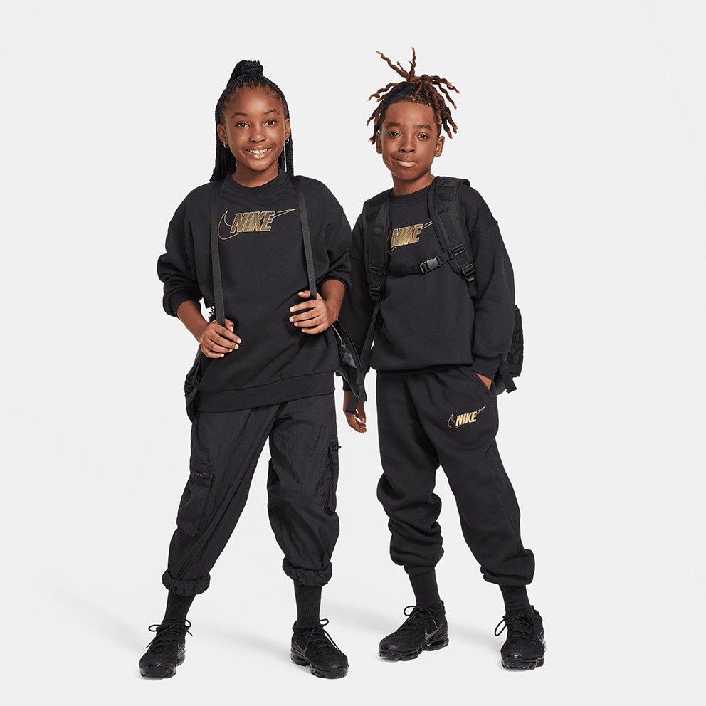 Nike G Nsw Club Flc Bf Crew Ls Shne