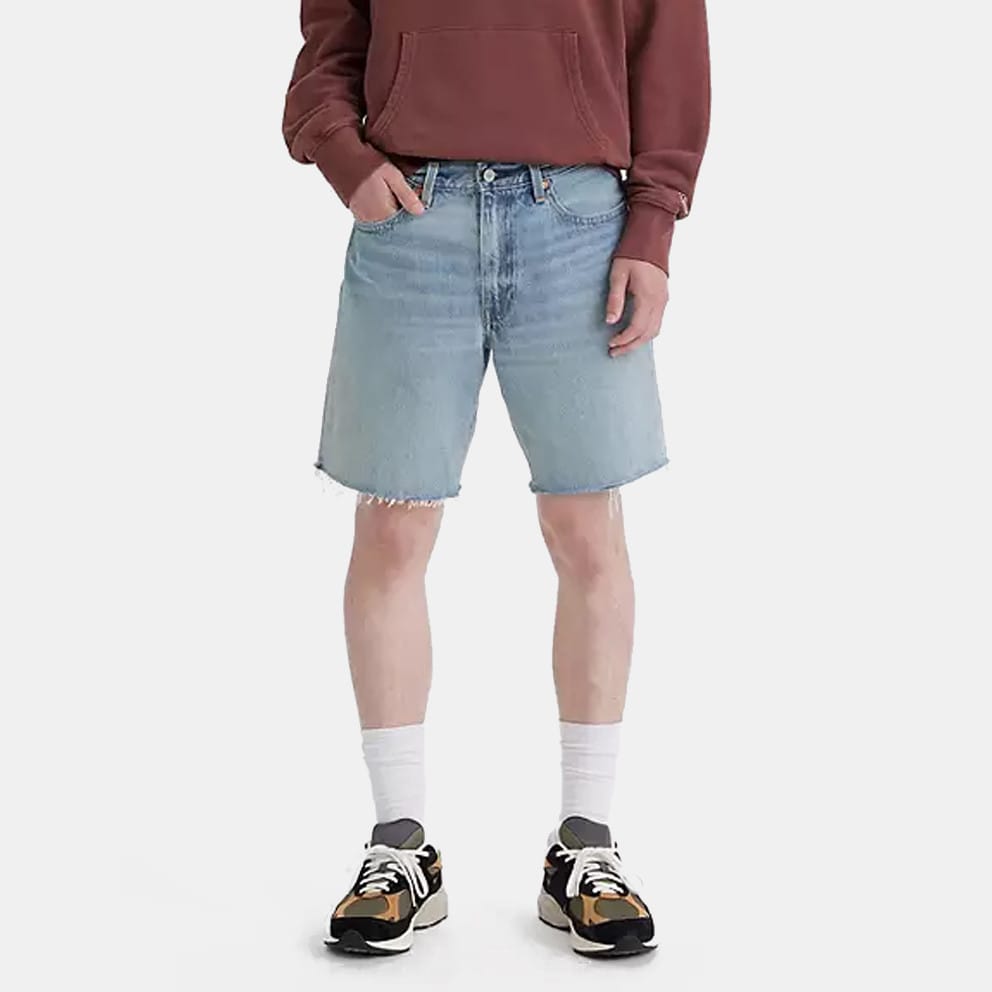 Levi's 468 Stay Loose Shorts Light Indigo - Worn I