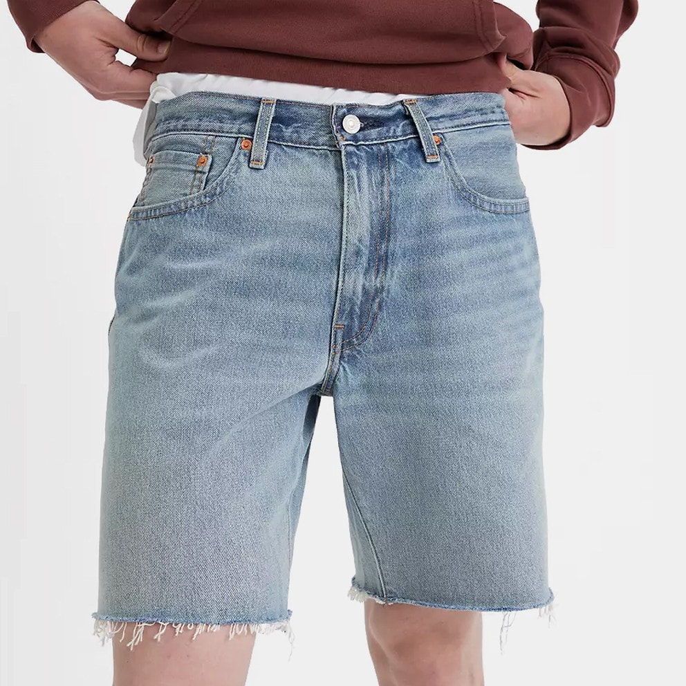 Levi's 468 Stay Loose Shorts Light Indigo - Worn I
