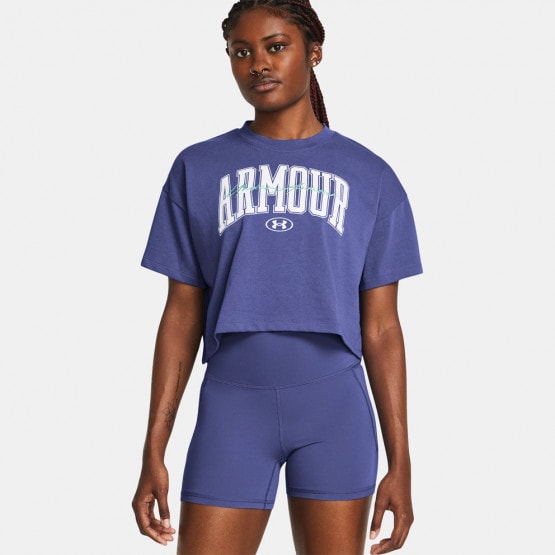 Under Armour Ua Hw Scripted Wm Crop Ss