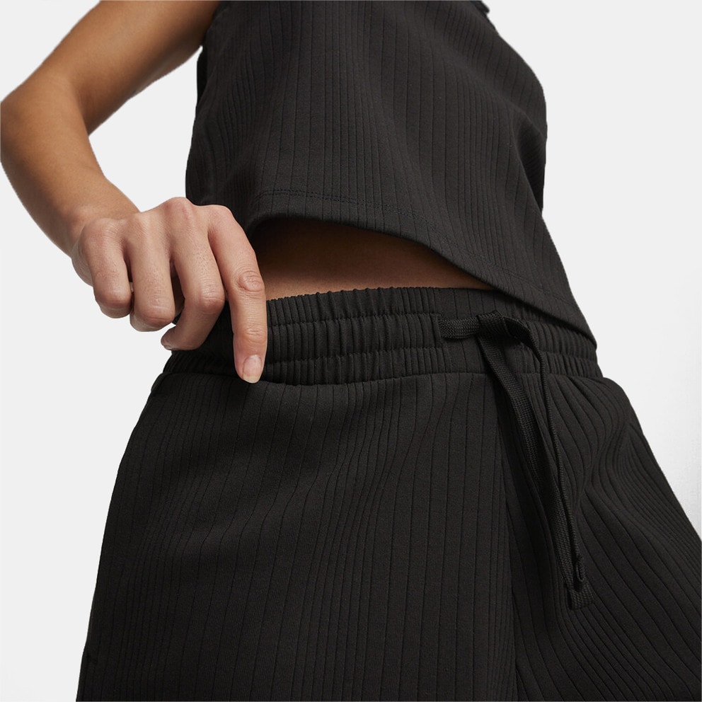 Puma Classics Ribbed A-Line Shorts