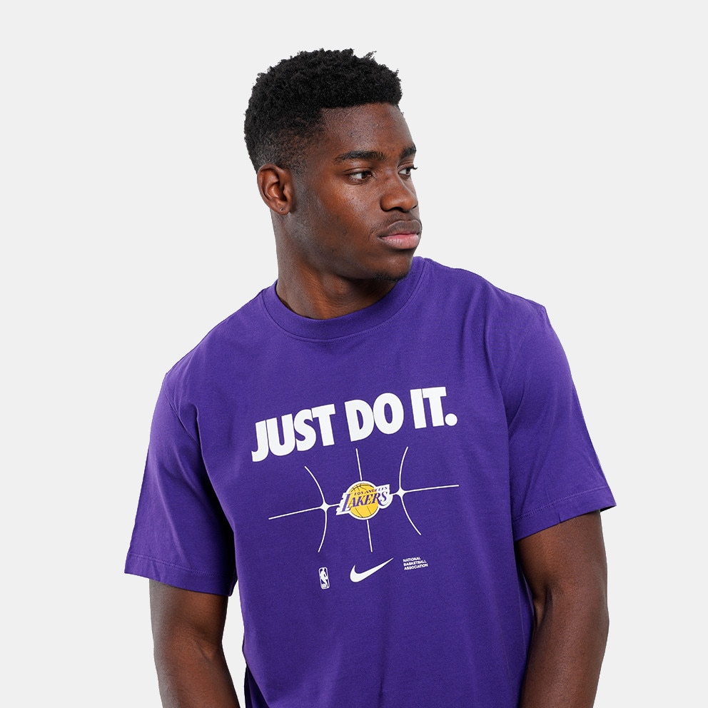 Nike NBA Los Angeles Lakers Essential Just Do It Μen's T-shirt