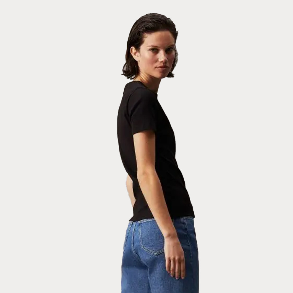 Calvin Klein Woven Label Rib Baby Women's T-shirt