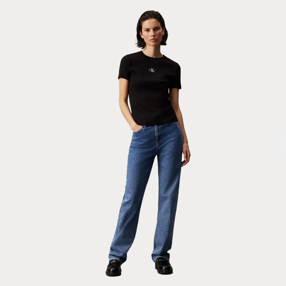 Calvin Klein Woven Label Rib Baby Women's T-shirt