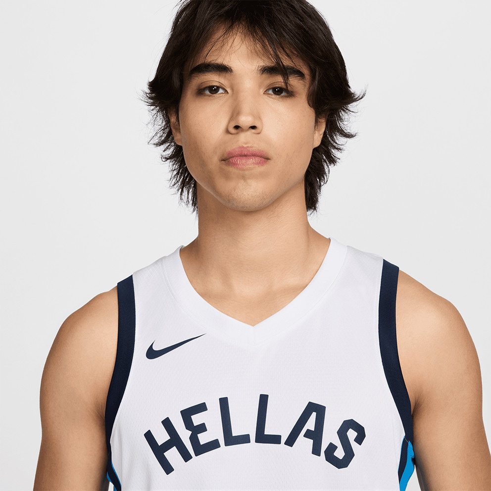 Nike Olympics 2024 Greece Basketball Jersey Limited Ηome Basketball Jersey