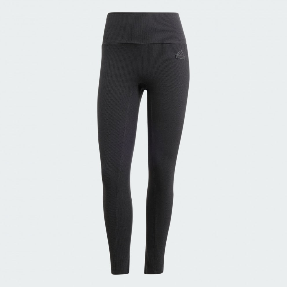 adidas Lounge Ribbed High-Waist 7/8 Leggings