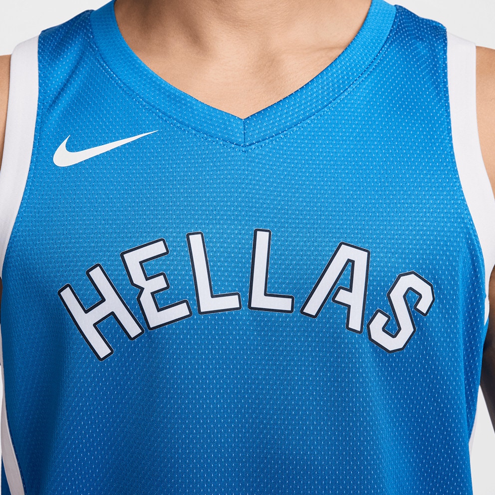 Nike Olympics 2024 Greece Limited Road Basketball Jersey