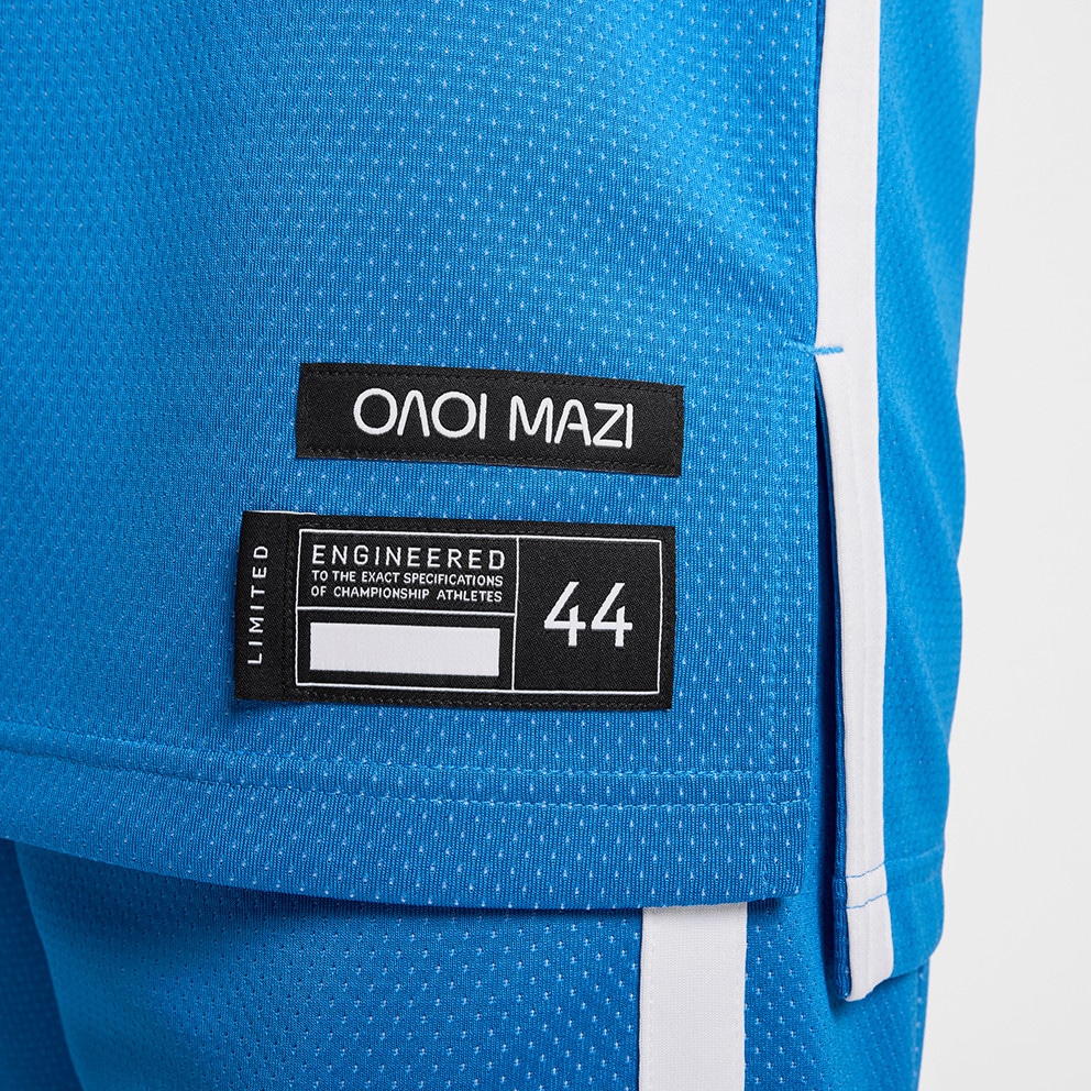 Nike Olympics 2024 Greece Limited Road Basketball Jersey