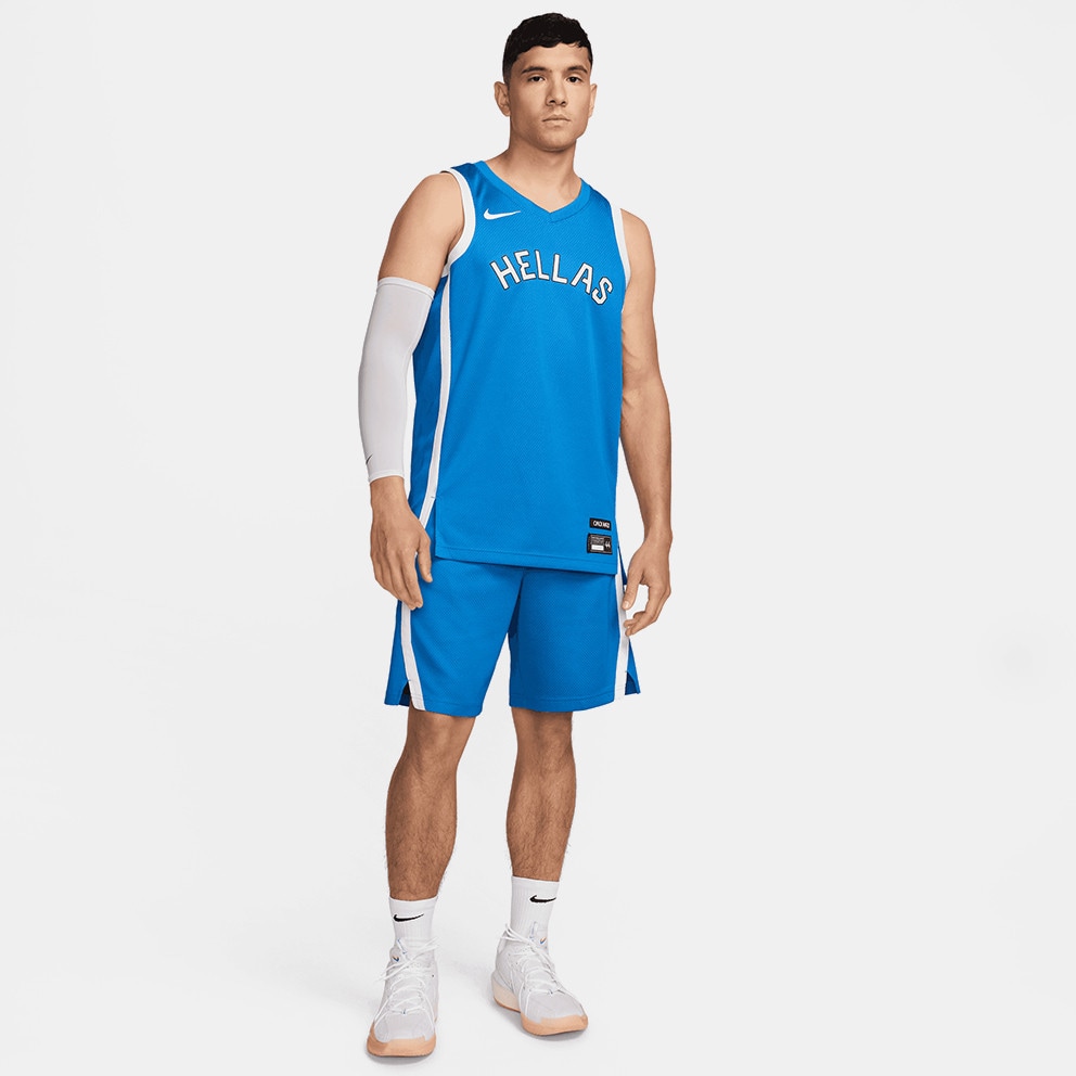 Nike Olympics 2024 Greece Limited Road Basketball Jersey