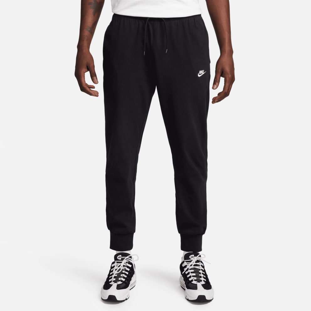 Nike M Nk Club Knit Jogger BLACK WHITE FQ4330 010