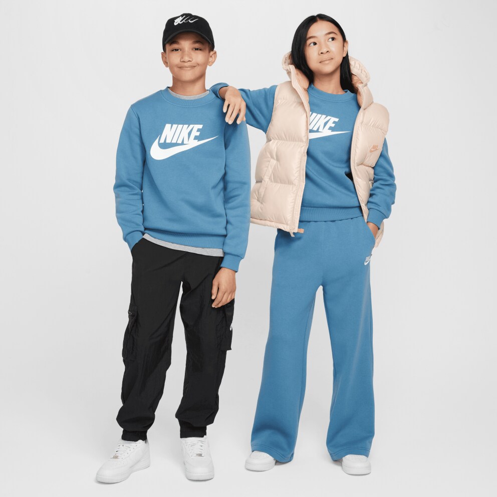 Nike Club Fleece Crew HBR Kids' Sweatshirt