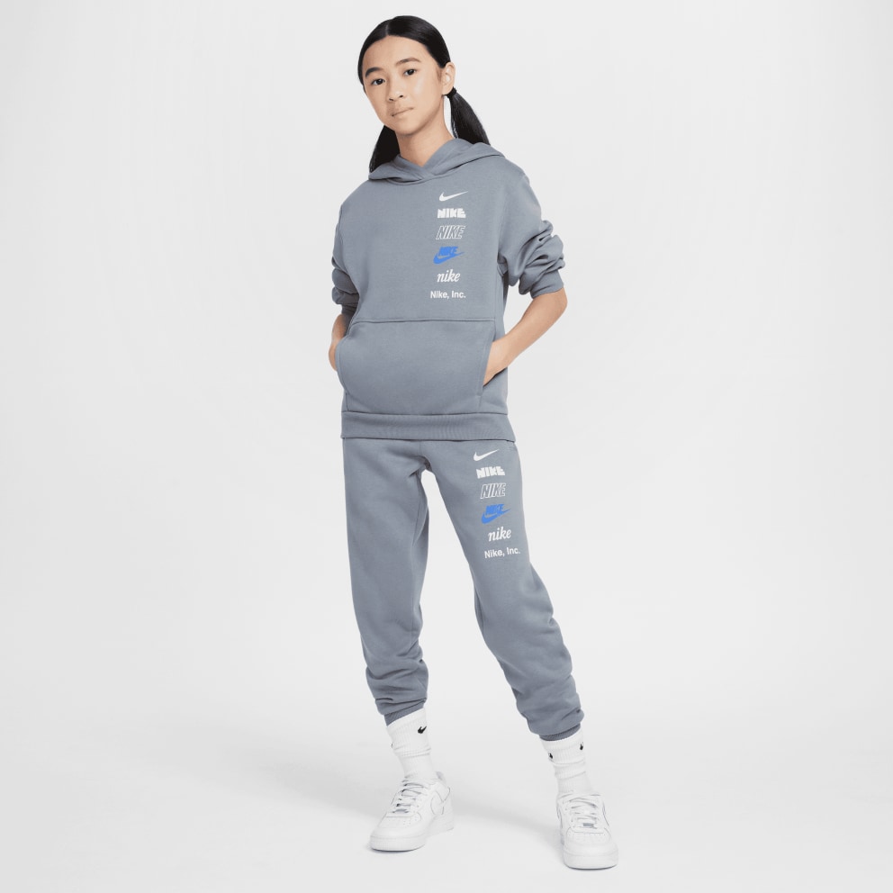 Nike Streetwear Club Fleece Hoodie Logo Kids' Hoodie