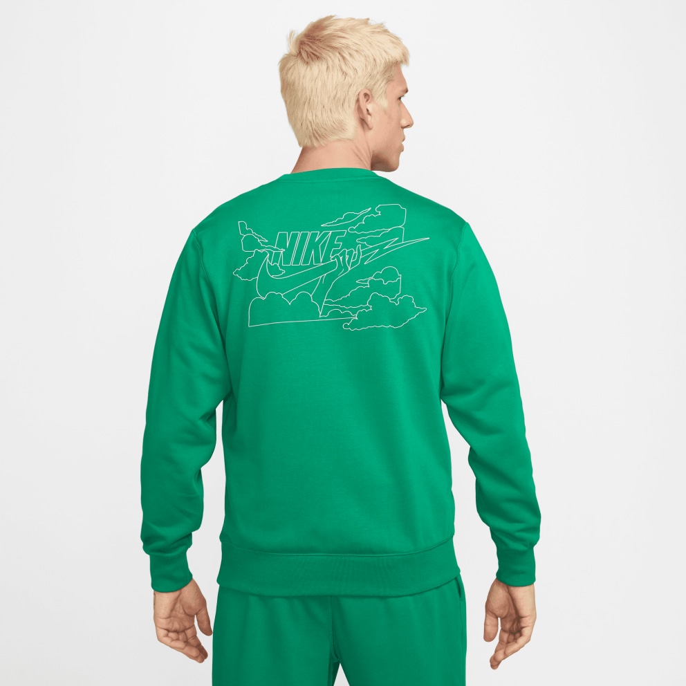 Nike Steertwear Club Flee Crew Bolt Ανδρικό Φούτερ