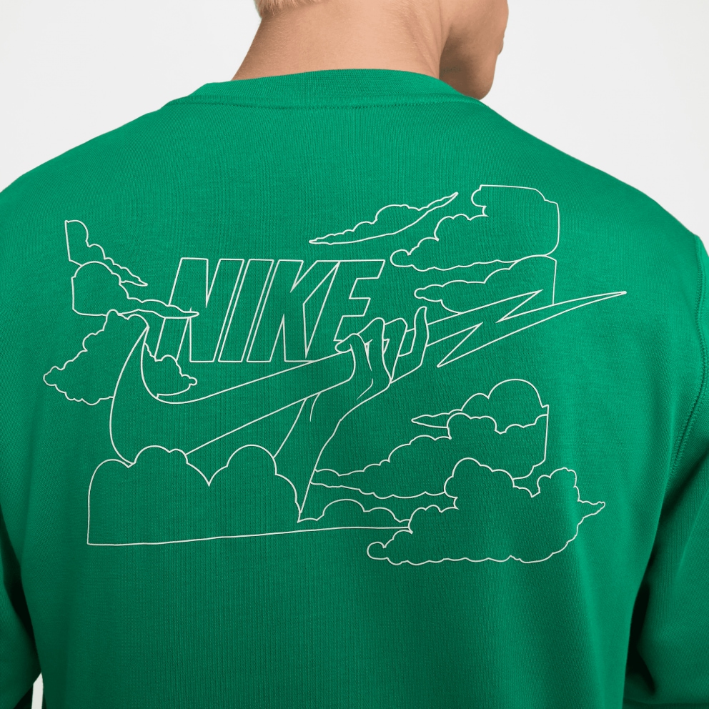 Nike Steertwear Club Flee Crew Bolt Ανδρικό Φούτερ