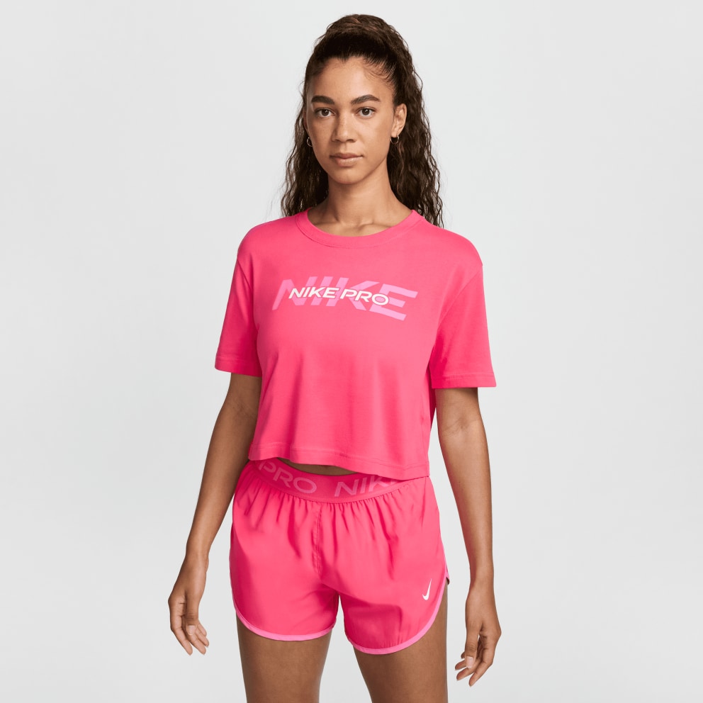 Nike W Nk Pro Ss Crp Tee Fa24