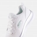 Skechers Mesh Lace Up Memory Foam Γυναικεία Παπούτσια