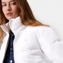 Calvin Klein Matte Monologo Short Puffer Women's Jacket
