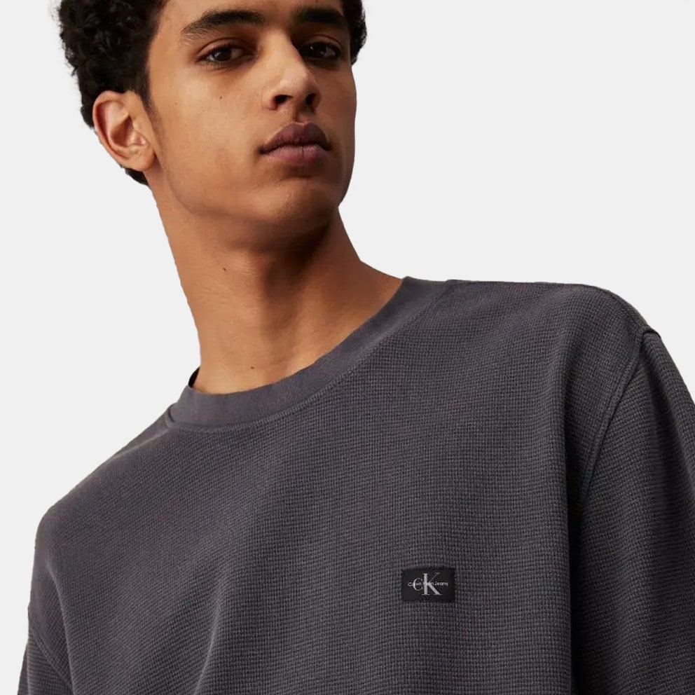 Calvin Klein Waffle Woven Label Relaxed Tee
