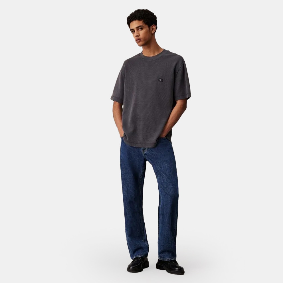 Calvin Klein Waffle Woven Label Relaxed Tee