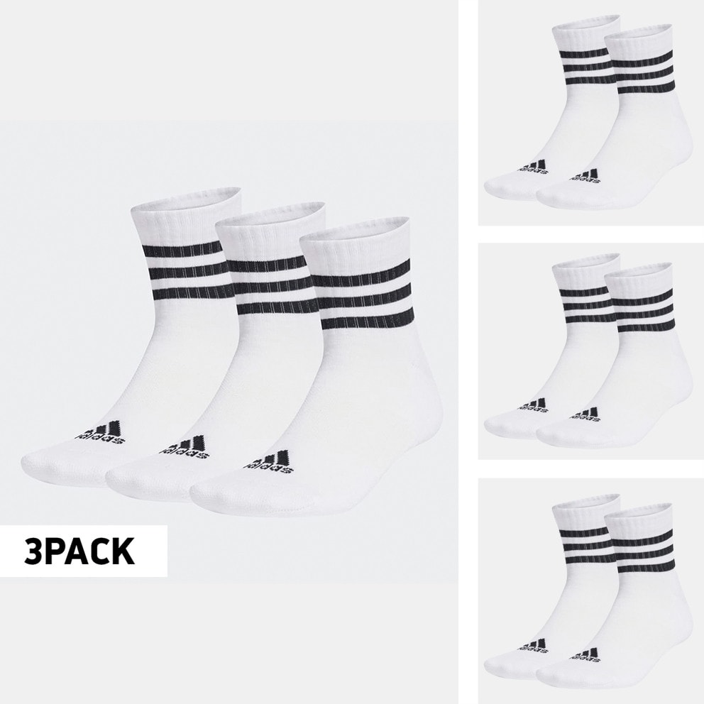 adidas 3-Stripes Cushioned Sportswear 3-pack Unisex Socks