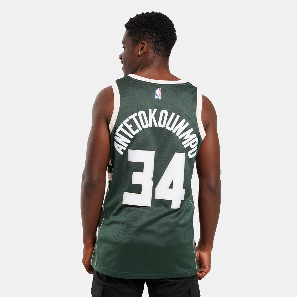 Nike NBA Giannis Antetokounmpo Milwaukee Bucks Icon Edition 2022/23 Swingman Dri-FIT Basketball Jersey