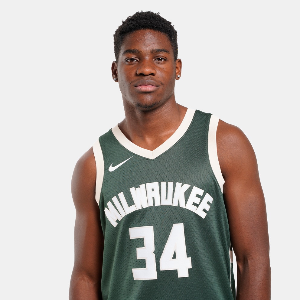 Nike NBA Giannis Antetokounmpo Milwaukee Bucks Icon Edition 2022/23 Swingman Dri-FIT Basketball Jersey