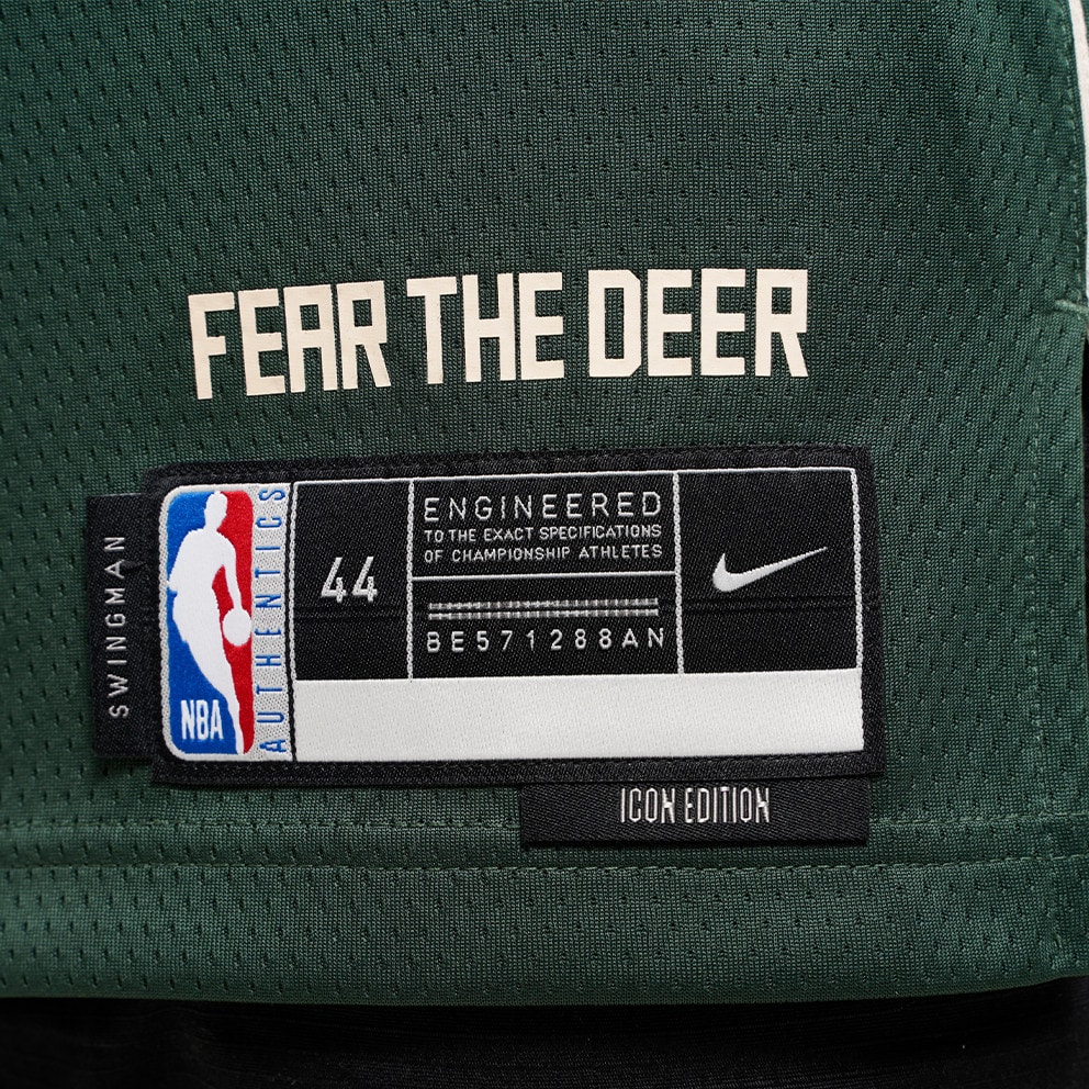 Nike NBA Giannis Antetokounmpo Milwaukee Bucks Icon Edition 2022/23 Swingman Dri-FIT Basketball Jersey