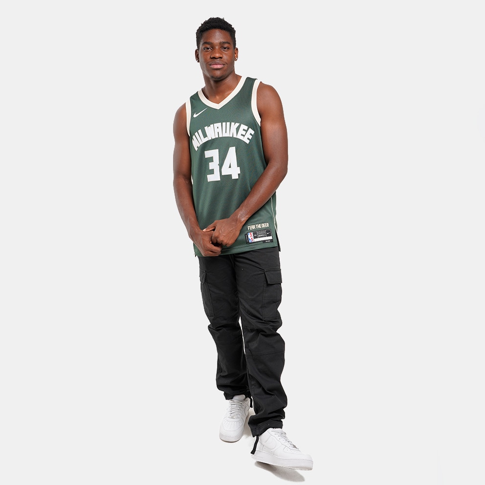 Nike NBA Giannis Antetokounmpo Milwaukee Bucks Icon Edition 2022/23 Swingman Dri-FIT Basketball Jersey