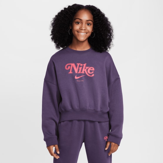 Nike Steertwear Trend Flee Crop Crew Kids' Shirt