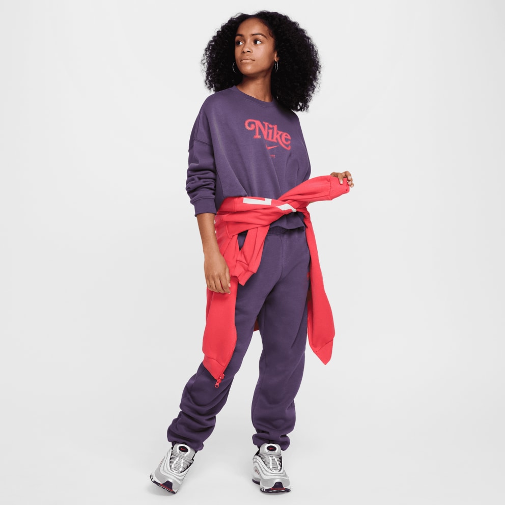 Nike Steertwear Trend Flee Crop Crew Kids' Shirt