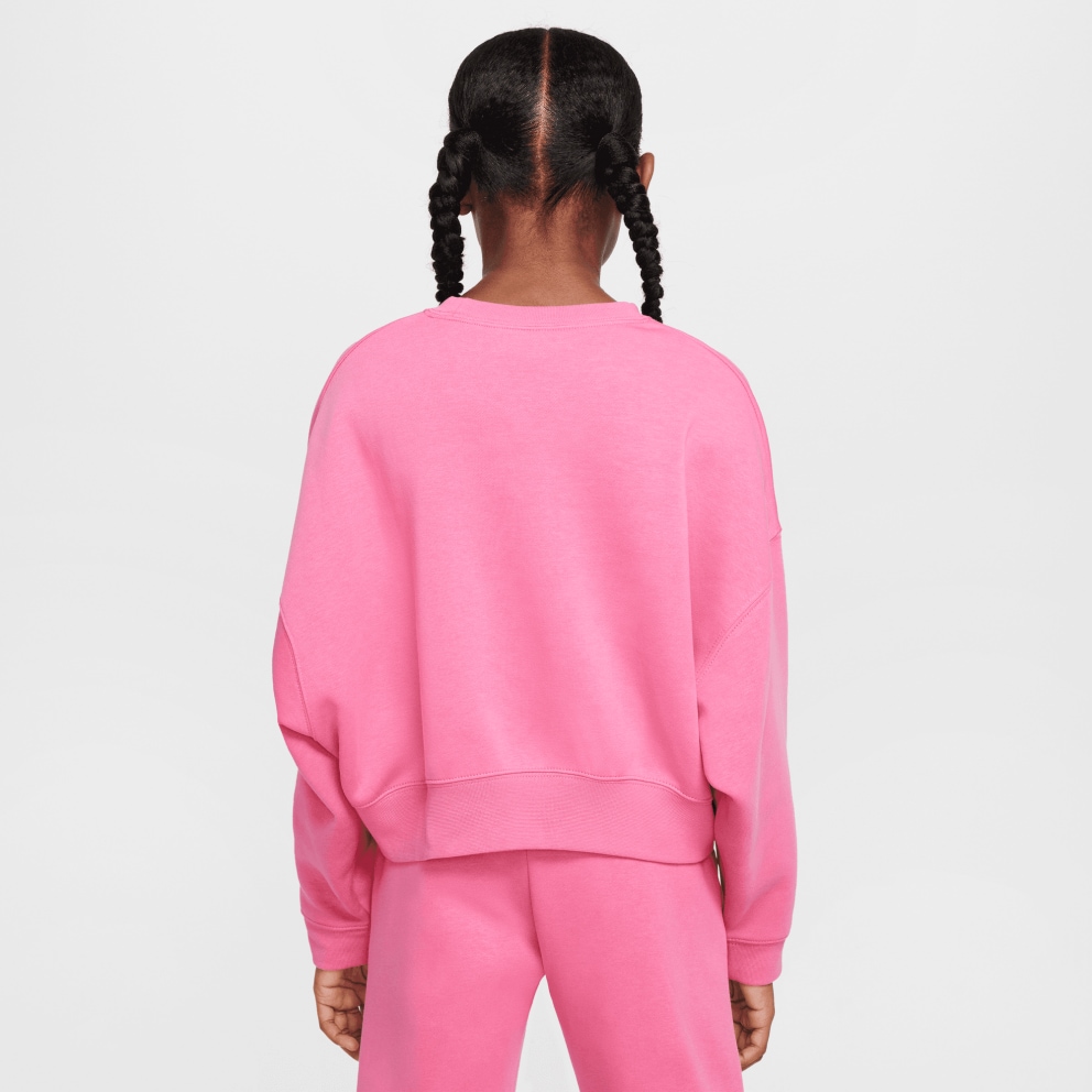 Nike Steertwear Trend Flee Crop Crew Kids' Shirt