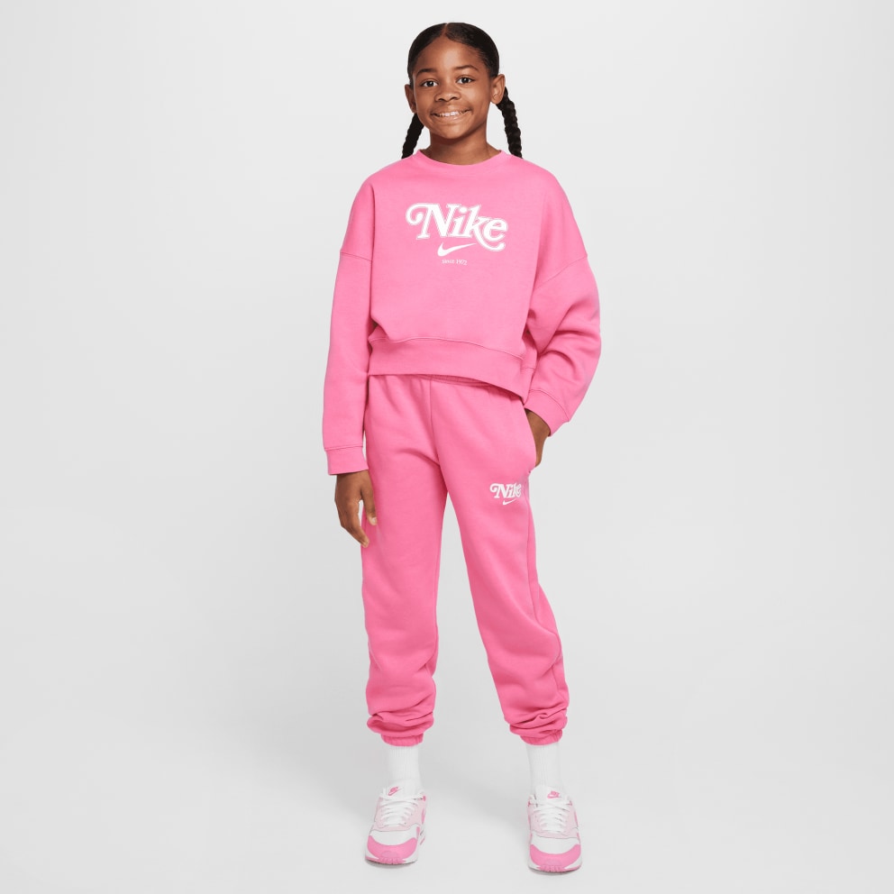 Nike Steertwear Trend Flee Crop Crew Kids' Shirt