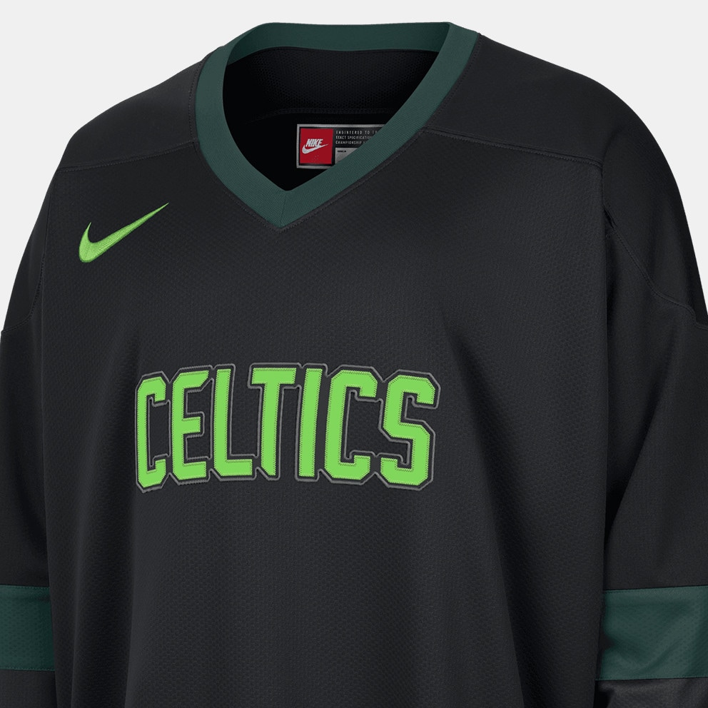 Nike NBA City Edition Boston Celtics Basketball Longsleeve Shirt