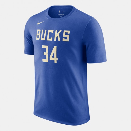 Nike NBA City Edition Giannis Antetokounmpo Milwaukee Bucks Men's Basketball T-Shirt