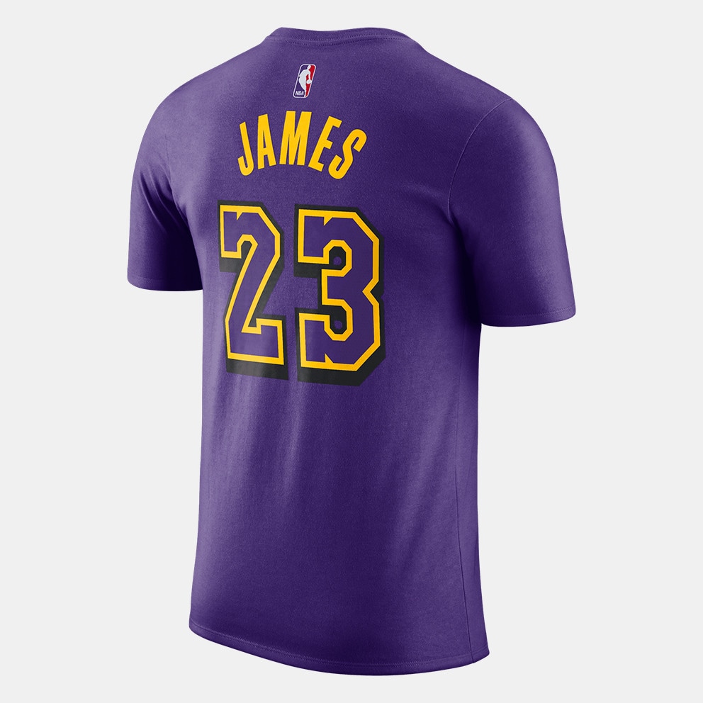 Nike NBA City Edition LeBron James Los Angeles Lakers Men's Basketball T-Shirt