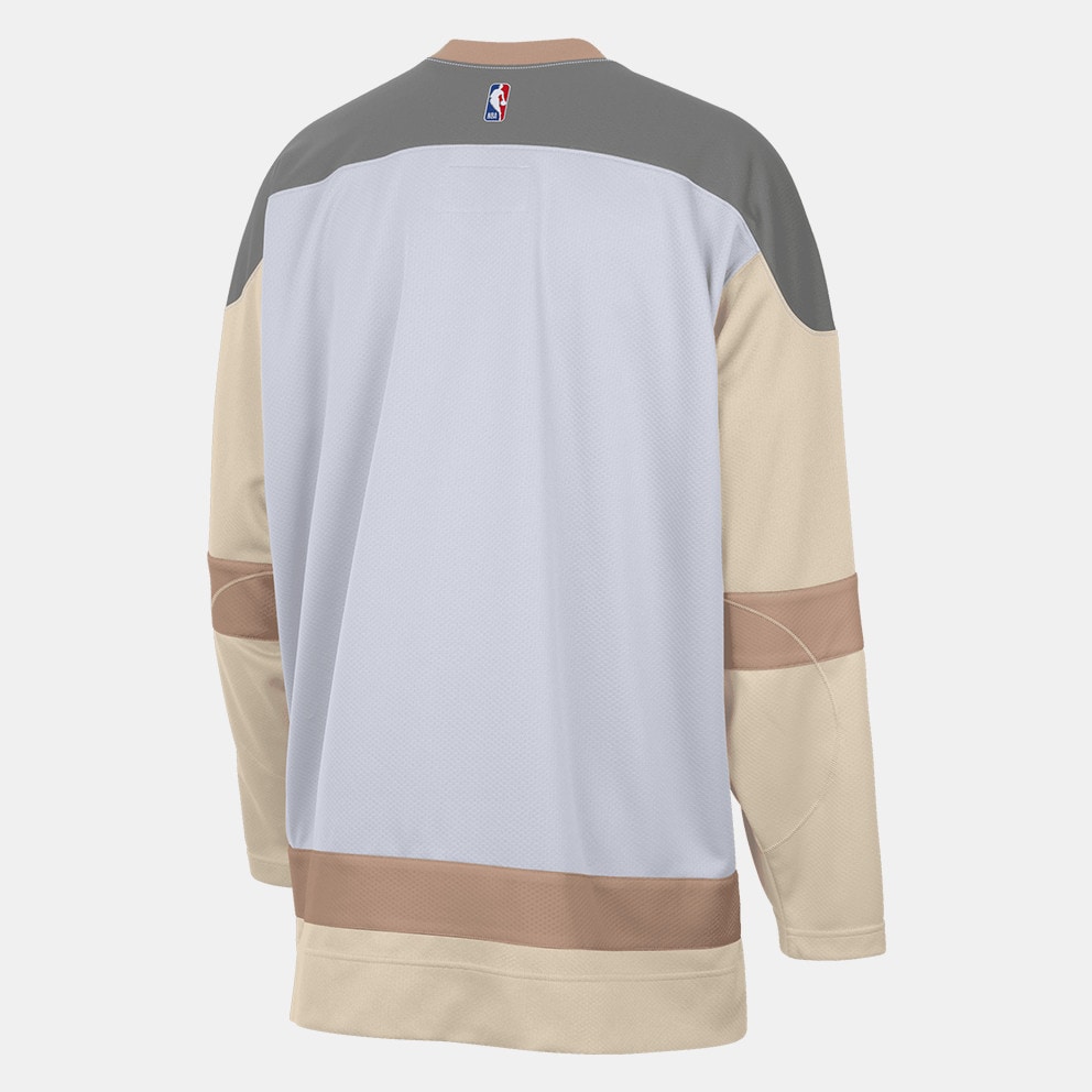 Nike NBA City Edition Chicago Bulls Basketball Longsleeve Shirt