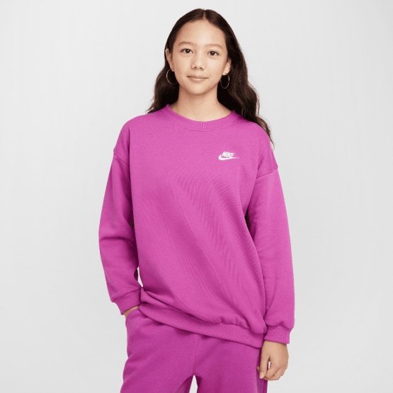 Nike Steertwear Club Flee Oversized Crew LBR Kids' Shirt