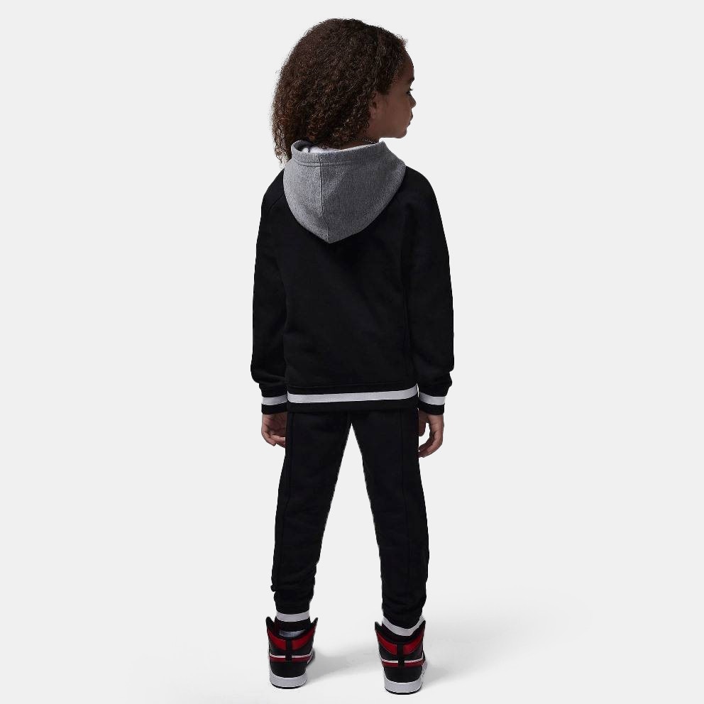 Jordan Blocked Rib Full-Zip Kids' Tracksuit Set