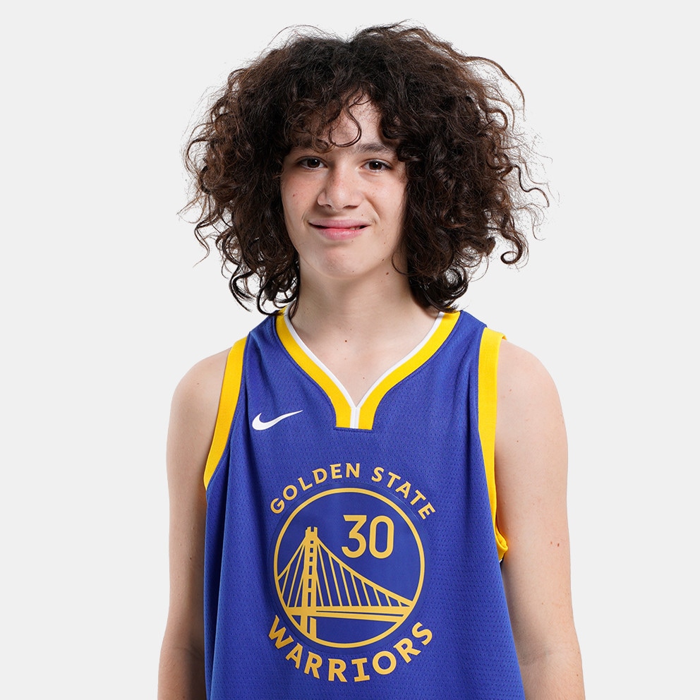 NBA Stephen Curry Golden State Warriors Icon Swingman Kids' Jersey