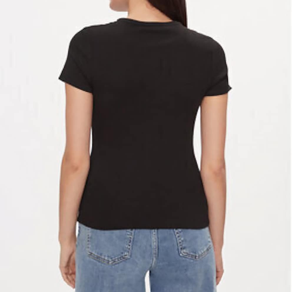 Tommy Jeans Slim Badge Rib Women's T-Shirt